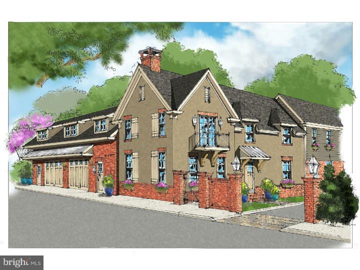 EXCITING & INNOVATIVE NEW CONSTRUCTION ON THE HILL in DOYLESTOWN BORO!- Approved by the Historic Architectural Review Board. 4000+. Sq Ft 3 bedroom, 3.5 Bath 2 story single home with Open Floor Plan! Extra large 3 car+ attached garage for car enthusiast! Great outside space including 2 private courtyards! Low Maintenance! BUILDING NOW IN PROGRESS! COME and SEE the framed layout and Create your Dream Home with Highest Quality Custom Builders Mack & Roedel! Building SOLD "AS IS."
