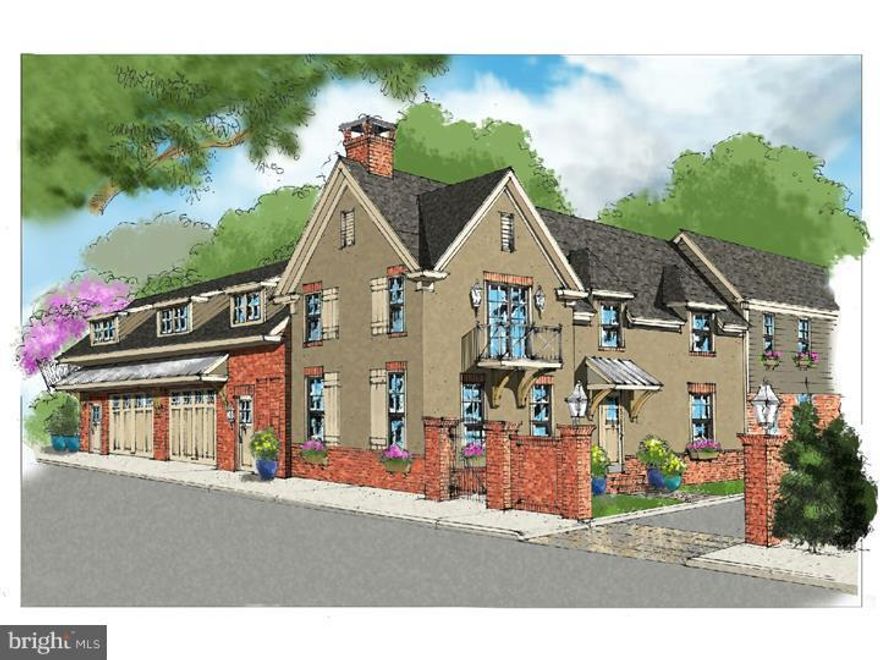 EXCITING & INNOVATIVE NEW CONSTRUCTION ON THE HILL in DOYLESTOWN BORO!-  Approved by the Historic Architectural Review Board. 4000+. Sq Ft 3 bedroom, 3.5 Bath 2 story single home with Open Floor Plan! Extra large 3 car+ attached garage for car enthusiast! Great outside space including 2 private courtyards!  Low Maintenance!  BUILDING NOW IN PROGRESS!  COME and SEE the framed layout and Create your Dream Home with Highest Quality Custom Builders Mack & Roedel! Building SOLD "AS IS."