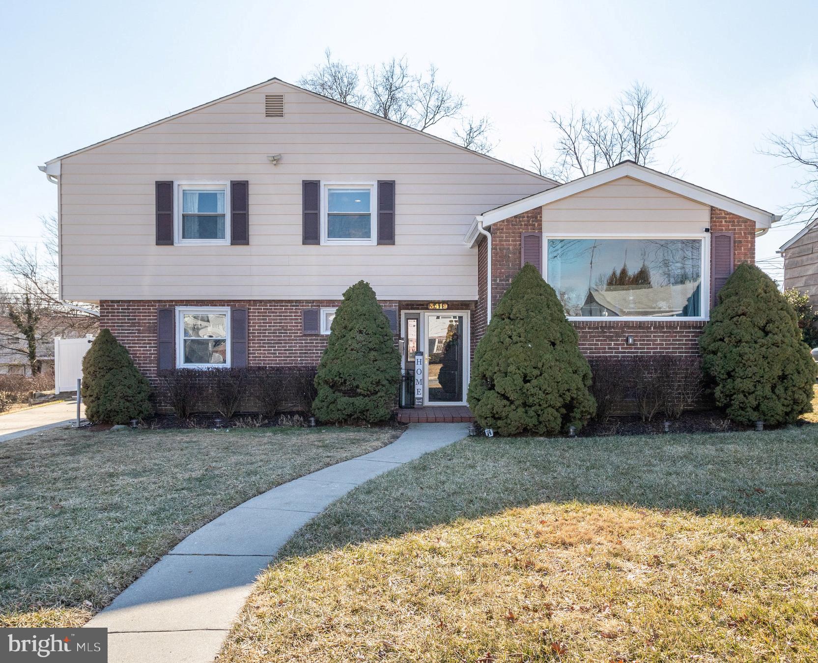 Beautiful detached split-level home, nestled in Baltimore County boasts a renovated Chef's kitchen, adjacent formal dining room, spacious natural light filled living room with large window overlooking the front yard, generous-sized bedrooms, updated bathrooms throughout, family room on entry-level with adjacent laundry room and half bath. Recessed lighting throughout. Newer sliding glass door with built-in blinds leads to a spacious fenced backyard for living and entertaining. Enjoy off-street parking.