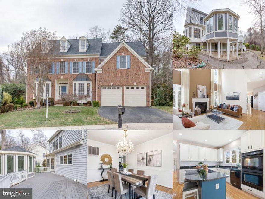 Open House Friday 5-7PM 1/9, Saturday 1-3PM 1/10, Sunday 1-4PM 1/11.  **Offer Deadline Monday 9AM (seller reserves the option to accept an offer before Deadline)** Classic brick-front Colonial in the sought-after Glenwood community, this 5-bedroom, 4.5-bath home delivers sun-filled spaces, a three season gazebo off the deck, and a beautiful wooded backdrop to enjoy it. 

The main level features a welcoming foyer flanked by a large formal dining room with bay window and chandelier, and an inviting living room with front yard views and hardwood floors. Flowing from the foyer, the dramatic two-story family room with fireplace and stacked windows anchors the heart of the home.  

The updated chef’s kitchen includes white cabinetry, striking blue center island with gas cooktop, midnight blue granite counters, double wall ovens, and a walk-in pantry, opening to a bright breakfast nook wrapped in windows overlooking the trees and deck. A main-level laundry room sits just off the kitchen and connects to the oversized two-car garage for everyday convenience. Upstairs, the generous primary suite spans the rear of the home with multiple windows, two walk-in closets, and a spacious en-suite bath with dual vanities, soaking tub, and separate shower, joined by three additional bedrooms and two more full baths.  

The finished walk-out lower level offers exceptional versatility with a huge recreation room, a fifth bedroom, a full bathroom, and a large closet plus utility/storage room—perfect for guests, extended family, or hobby space. French styled door lead from the lower level to the backyard, while the expansive main-level deck and gazebo-style sunroom create multiple outdoor living and entertaining zones backing to mature trees. With fresh, neutral décor, extensive hardwood flooring, and a flexible layout that includes both formal rooms and casual gathering spaces, this home combines comfort and style in a prime Fairfax location.

Near Zion Drive, giving quick access to major routes like Fairfax County Parkway, I‑495, I‑66, and Braddock Road for easy travel to Tysons, Arlington, and Washington, DC.
​
From the neighborhood, you are just a short drive to the Vienna/Fairfax‑GMU and Burke Centre VRE stations, providing rail options into downtown DC and beyond, and the area is well served by Fairfax Connector and Metrobus routes that link to these hubs. Everyday errands are simple with nearby grocery, dining, and services along Burke Centre Parkway and Braddock Road, while larger destinations like Mosaic District, Tysons Corner Center, and Springfield Town Center offer extensive shopping, restaurants, and entertainment a quick trip away.
​
Historic Old Town Fairfax is also close by, with local cafes, boutiques, and community events that add to the area’s small‑town feel within a larger metro.