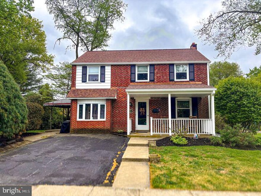 Welcome to 310 Stanton Road, a 3-bedroom, 2-bath single-family home set on a spacious corner lot within a cul-de-sac just steps from the park in Havertown. This home is part of the sought-after Haverford School District and is served by Lynnewood Elementary School. As you approach, a two-car driveway leads to the front porch and entry. Inside, the living room features hardwood floors and a staircase to the second level. An arched opening leads to the dining room, which includes hardwood flooring, chair rail, and a coat closet, and flows directly into the kitchen. The kitchen offers luxury vinyl plank flooring, granite countertops, a tile backsplash, white soft-close cabinetry, and a peninsula with seating that extends into the breakfast area. The breakfast room continues the luxury vinyl plank flooring and features Atrium Doors that open to a side patio with an awning. The outdoor space provides a private setting with mature trees and includes a convenient storage shed. The main level is completed by a family room with luxury vinyl plank flooring and a bow window. Upstairs, the primary bedroom features carpet flooring, a ceiling fan with light, and a walk-in closet with shelving and attic access. The full bathroom includes tile flooring, a semi-vaulted ceiling, chair rail with wainscoting, and a tub and shower combination. Two additional bedrooms offer flexible space for family, guests, or a home office, one with a semi-vaulted ceiling and the other with a walk-in closet. The partially finished lower level adds additional living space with a rec room featuring tile flooring and a laundry closet, ideal for a playroom, home gym, or storage. This level also includes a utility room and a second full bathroom with tile flooring and a step-in shower. The home features a roof that was replaced just one year ago. Conveniently located near Manoa Shopping Center, Llanerch Country Club, the Blue Route, and Route 3, this home offers both comfort and accessibility. Don’t miss the opportunity to make 310 Stanton Road your new home.