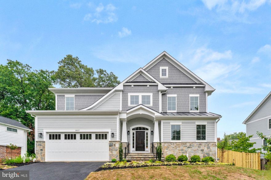 * Immediate Delivery! * Located in an established McLean neighborhood, just minutes from area recreation, top-rated schools, downtown McLean, and Falls Church, this stunning new home at 1837 Rupert Street offers both luxury and convenience. The Chanticleer III floorplan is designed for modern living, featuring 7 bedrooms, 7.5 bathrooms, and 5,690 finished square feet with numerous customization options. The thoughtfully designed layout includes a main-level bedroom with a full bath and shower, a finished basement with a recreation room, an exercise room, and an additional bedroom with a full bath. The finished loft with a full bath provides even more versatile living space. Outdoor enjoyment is enhanced with a screened porch and Trex deck, perfect for relaxing or entertaining. A two-car front-load garage with a four-foot extension adds extra storage and functionality. With its spacious design and high-end finishes, this home truly offers everything on your wish list and more. Kent Gardens/Longfellow/McLean Pyramid.  ***List price is subject to change based on current builder's change order***