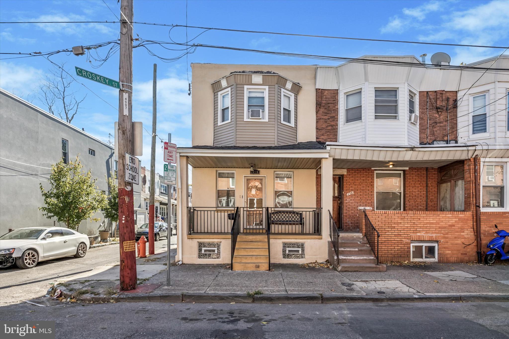 Welcome to 2216 Mifflin Street, a charming end-of-row home in the vibrant Point Breeze neighborhood! This well-maintained 3-bedroom, 1-bathroom property received significant updates in 2022, including a modernized kitchen, a refreshed bathroom, and stylish new flooring throughout. A spacious full basement offers excellent storage or potential for additional living space. The home features a rare opportunity to restore the 1-car garage, adding both convenience and value. With its end-unit positioning, enjoy extra privacy and natural light. Perfect for those looking to settle into a thriving community with easy access to shops, dining, and more!
