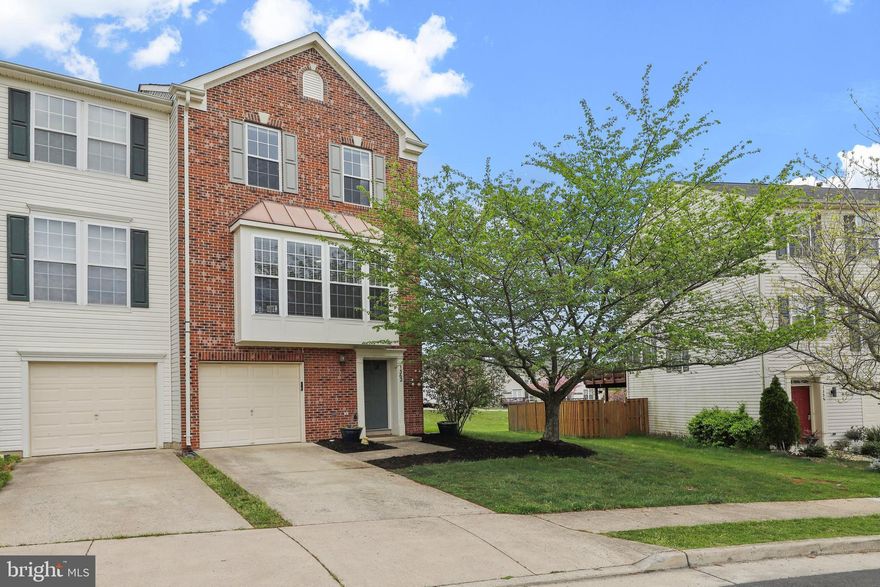 Stunning TH  w/ so many beautiful details. Open Floor Plan w/ lots of natural light flowing through the home.  Main level has views of the yard & open space in the rear great for PETS, play area or BBQ. Kitchen leads into the Large Living Room, Dining Room & Sunroom opens up to NEW Deck which is a morning delight for tea & sun rays! Evening Twilight turns into a romantic setting great for entertaining or spending time outdoors under the stars. The pool is within walking distance. The First level has ENDLESS possibilities with many uses such as Additional Bedroom, Den, Office, Family Room, or Party Room great for entertaining! The 3rd Level hosts the X- Large Master BR & additional bedrooms. Plenty of storage throughout.  Walking trails, Easy Access I95, Shops, M Base, D.C.! Welcome!