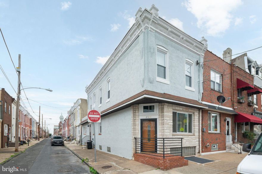 Huge Port Richmond corner house! Being used as a successful airbnb, now for sale. Can include furnishings in the sale. Enter into the spacious first floor from one of two entrances. Large sunken living room with tall ceilings. Followed by a separate, designated dining room. At the rear of the house is the updated kitchen, with a neutral color palate. Features gas cooking, dishwasher and dine-in island/peninsula. A separate coffee/bar area rounds out this well appointed kitchen with so much storage. Upstairs you will find three large bedrooms and a full bathroom with stand up shower. Tons of light pours in with multiple windows in each room. The basement houses the washer and dryer in an unfinished space. Utilize the rest of the space for storage or finish it off for even more living space.  Showings available between airbnb guests, please inquire with listing agent for more info!
