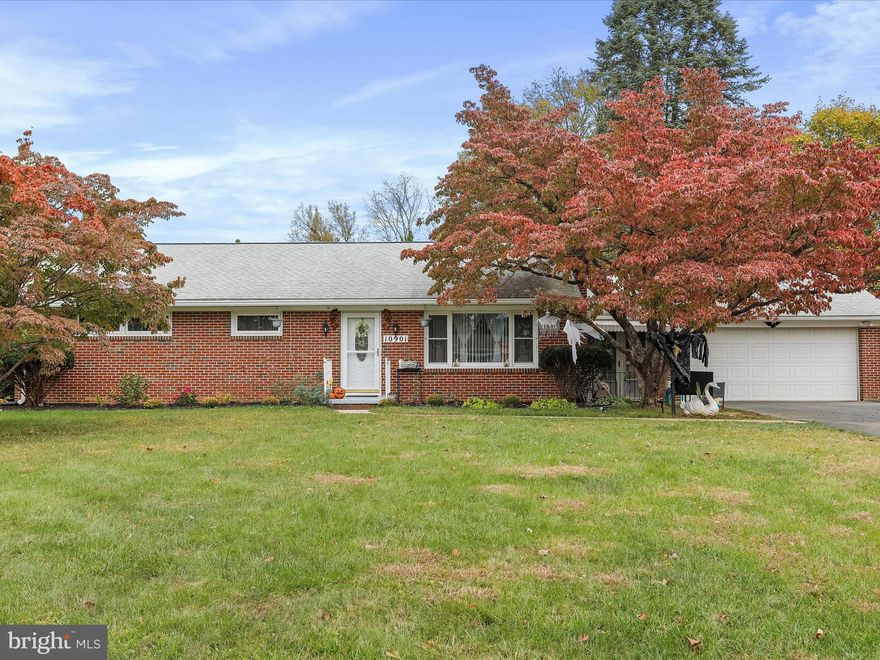 Quintessential Brick Rancher in Hagerstown! Nestled in an established neighborhood just minutes from Halfway Boulevard and Route 70, this charming 3-bedroom, 2-bath home offers the perfect blend of convenience and quiet living. Featuring solid all-brick construction, this home has been thoughtfully maintained and updated over the years. Both full baths have been beautifully remodeled with ceramic tile, and the primary suite includes a walk-in shower. Enjoy the modern look of new LVP flooring throughout and abundant recessed lighting. The inviting living room and lower-level family room each feature a cozy fireplace, with approximately 600 square feet of finished space in the basement. A breezeway connects the home to the oversized 2-car garage, and a new shed adds extra storage. Situated on a .38-acre lot, the property provides space to relax while remaining close to shopping, dining, and services—plus just minutes from the rolling hills and farmland that make the area so picturesque.