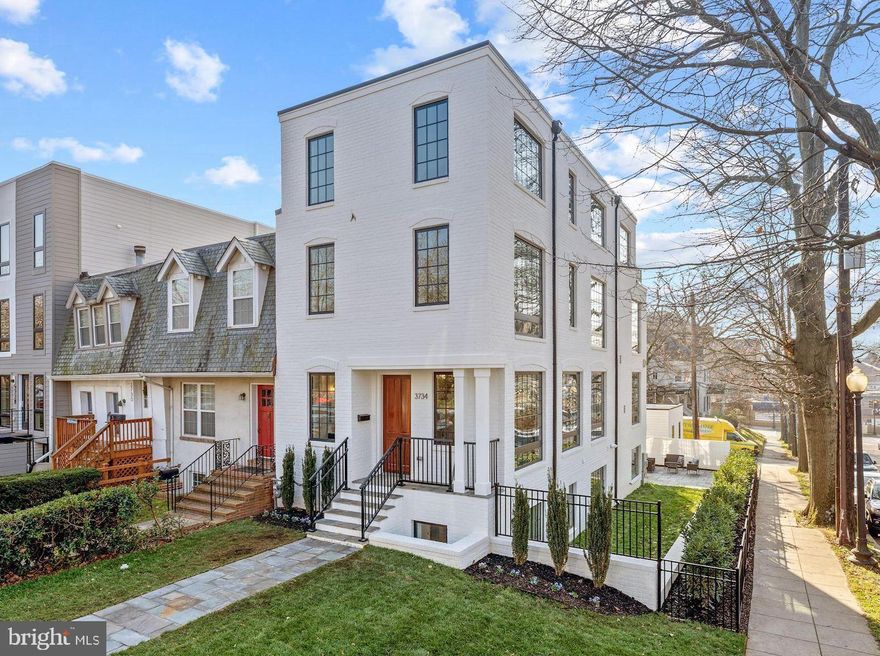 This stunning 5-bedroom, 5.5-bathroom home, on one of the largest corner lots in Burleith, is truly one-of-a-kind and offers all you could ever want or need in a luxury property! The custom kitchen features top-of-the-line appliances, quartz countertops and backsplash, a wet bar with wine fridge, and a gorgeous island with countertop seating. Custom oversized windows surround the home on four levels and flood the property with sunlight. The approx. 4,200 sqft floorplan has multiple living room areas, high ceilings, and four levels of wide plank white oak floors and a white oak custom staircase. The owner?s bedroom suite includes two built-out custom closets and a fabulous bathroom with custom shower, double vanity, and soaking tub. This home has tons of outdoor space including two roof decks, an additional Trex composite deck on the main level, a flagstone patio, and an expansive grass side yard. Additional highlights include built-in speaker system, two laundry rooms, linear gas fireplace with granite slab surround, one car garage and additional driveway parking. The list goes on and on! Enjoy close proximity to Georgetown's shops and restaurants, Safeway and the new Trader Joes, Georgetown Hospital, Glover Archibald Park, and more!