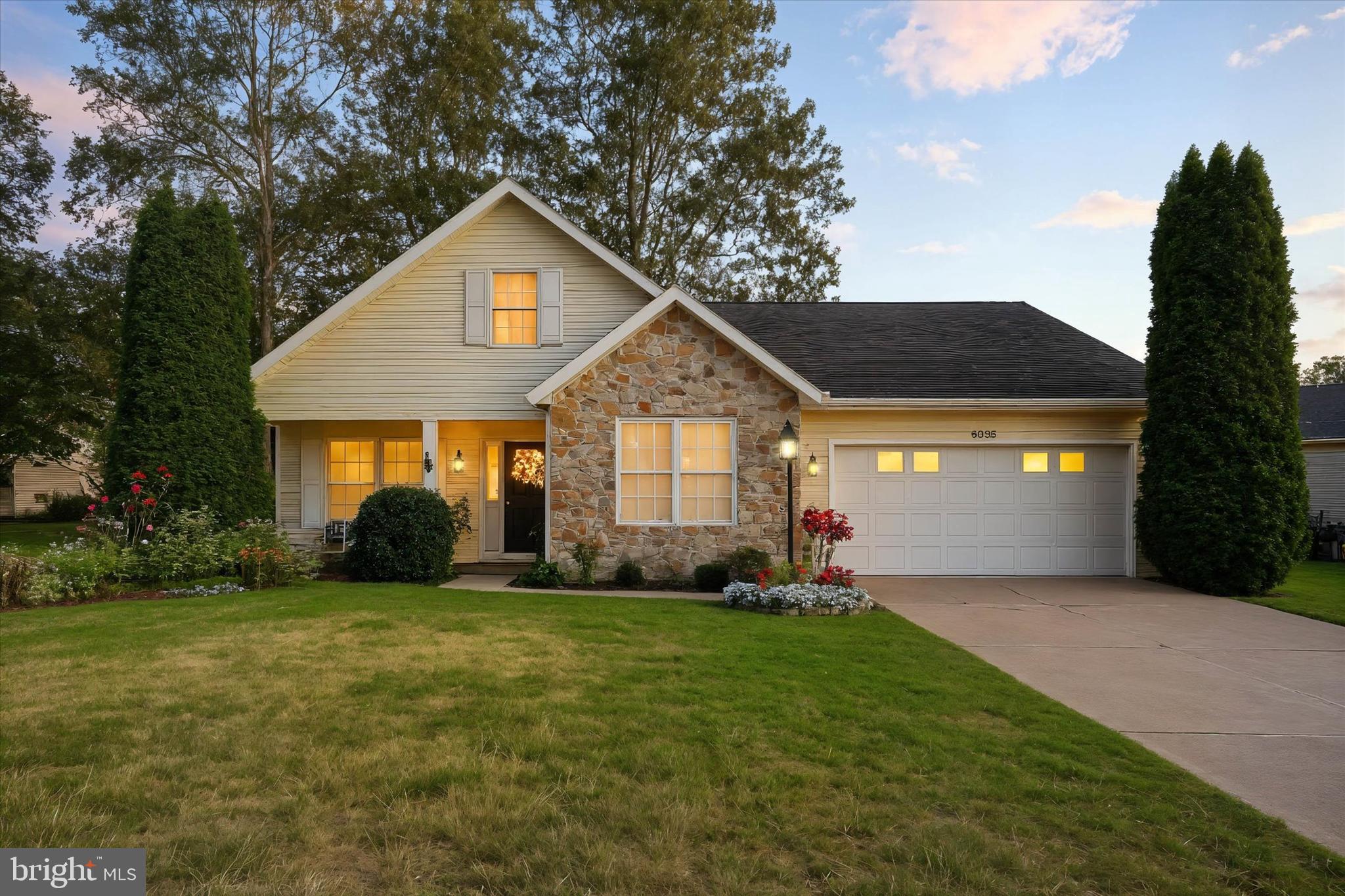 Charming rancher in award winning Penn National Community! Home is nestled at the end of a cul-de-sac and offers 2 bedrooms, 2 full baths, den, living room, formal dining area, kitchen, informal dining, sunroom and laundry room on the main level. Partially finished lower level includes a half bathroom, workshop, craft/living space, and a generous amount of storage. Main level features hardwood floors, crown molding, and elegant touches throughout. Kitchen opens to informal eating area. Living room with gas fireplace opens to formal dining room. Primary bedroom has tray ceiling and walk-in closet with pocket door. Primary bathroom has dual vanities and linen closet. Laundry room is off the 2 car garage. Lovely landscaping and plantings can be enjoyed from front porch and back patio! Community offers 36 holes of 4 star golf, outdoor pool, tennis/pickleball, yoga, community garden, 40 + social clubs, restaurant/bar, and so much more!!