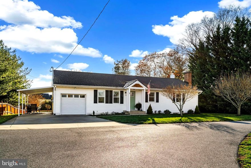 Welcome to 1 Barricks Lane, Woodsboro, Maryland!

This beautifully updated rancher offers excellent one-level living on a large, level, fenced lot in the heart of Woodsboro, Maryland.  

The home and property have been thoughtfully improved throughout, including a 2025 architectural-shingle roof with Venta Ridge standing-seam metal roof on the porch and an attic auto fan, new 10-year-warranty A/C system installed in 2024, hot water baseboard system (2023), and a 200-amp electrical upgrade completed in 2022.

The main level features 2 bedrooms,  2 full bathrooms, a third bedroom or an office, and 1,162 sq. ft. of living space, with an additional 1,162 sq. ft. finished lower level providing even more usable room.   The lower level includes a bedroom, bathroom, entertainment room and living area.    

The kitchen includes updated cabinets, granite countertops, and appliances (2018), along with upgraded interior doors and trim (2023).   The lower level is ideal for extra living space, hobbies, an in-law area, or a recreation area.   So many options and possibilities.

System updates include a water softener (2023), new CPVC/PVC water and sanitary piping (2021), new exterior doors (2021), new Bilco basement door (2021), and a washer and dryer added in 2021. The shed roof was also replaced.   Leaf guards have been added to the gutters for easier exterior maintenance.

Outside, the property offers a peaceful setting with plenty of usable yard space.  The matching shed is a standout feature, designed to complement the home and provide convenient storage. The fenced yard is ideal for outdoor living, gardening, pets, or entertaining.

Woodsboro provides a small-town setting with quick access to major routes, including Route 194, Route 26, Route 15, and Route 70, making travel to Frederick, Thurmont, Walkersville, and surrounding areas very convenient.

Nearby amenities include Woodsboro Park, local shops, restaurants, commuter routes, and scenic farmland views throughout the area.

Homes like this do not come along very often,  because it has the perfect blend of charm, comfort, and a low-maintenance, easygoing lifestyle in a fantastic location.

Make an appointment to see this beauty today!