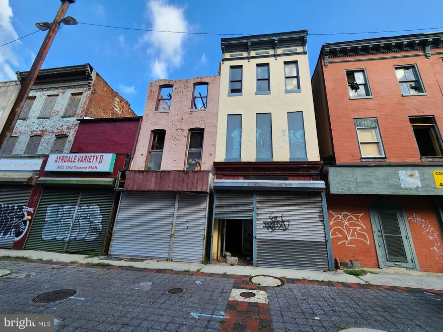 ONLINE AUCTION: Bidding begins 11/29 @ 10:00 AM. Bidding ends 12/1 @ 11:30 AM. List Price is Suggested Opening Bid. This 3-story commercial building in Baltimore's Oldtown neighborhood offers a business opportunity. Located near attractions like John Hopkins Hospital, Northeast Market, and John Hopkins Metro Station, it benefits from high foot traffic. Nearby Mercy Medical Center adds to its appeal. With easy access to downtown Baltimore's attractions, this property sits in a convenient location. Property is Vacant. Easy Access to Major Traffic Artery Orleans St. See below for more information. Deposit: $7,500.
