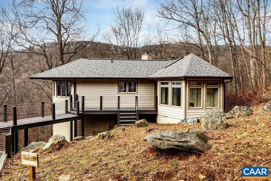 This home sits at the top of Shamokin Falls.  It has a nice winter view down through the Shamokin Gorge and is very private, bordering Wintergreen's protected open space.  Please see the improvement list in Associate Documents.,Cherry Cabinets,Marble Counter,Fireplace in Family Room