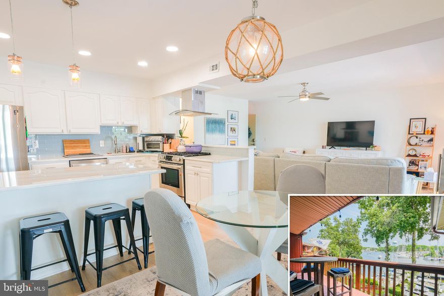 Experience the best of waterfront living in this newly improved 2-bedroom, 1-bath condo in the heart of Eastport, Annapolis. Nestled in the desirable Severn House community, this top-floor penthouse offers breathtaking panoramic views of Back Creek from your private balcony. Enjoy the charm and convenience of living within walking distance to Historic Annapolis, with its vibrant dining scene and charming shops.

Step inside to an open and airy living space featuring a brand-new kitchen with modern finishes and insulated window treatments. Natural light floods the spacious living and dining areas, creating a warm and inviting atmosphere. The unit also boasts the convenience of an in-unit washer and dryer.

Community amenities include a waterfront pool, pavilion, picnic areas, walking trails, and a clubhouse with kayak storage. Enjoy the waterfront promenade and easy access to local favorites like Davis’ Pub for casual seafood dining, Boatyard Bar & Grill for fresh seafood and a lively atmosphere, Vin 909 Winecafé for farm-to-table cuisine, and Eastport Kitchen for gourmet breakfast and lunch options. A water taxi pulls right up to the community, offering a relaxing ride to downtown Annapolis to enjoy all the city has to offer.

Please note that pets are not allowed per HOA rules, and smoking is prohibited in the unit. A storage area is included.

Don’t miss out on the opportunity to lease this beautifully improved condo in one of Annapolis’s most desirable neighborhoods. Contact us today to schedule a viewing and make this stunning property your new home!