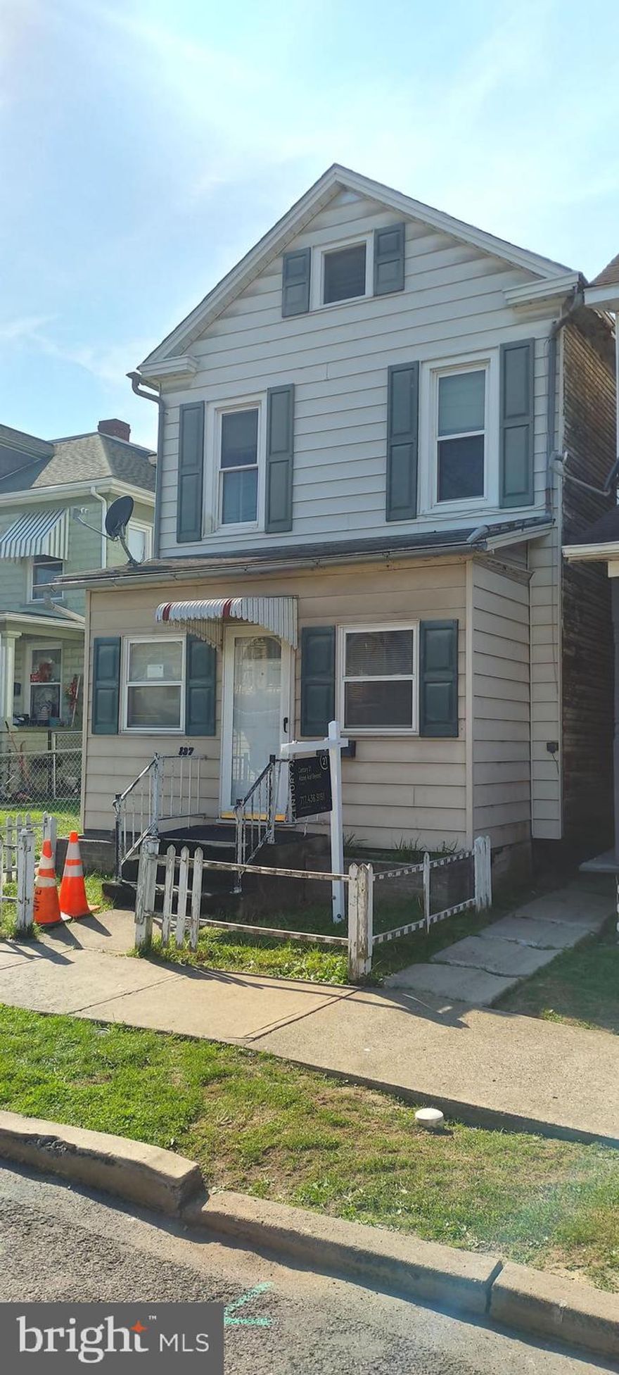 This 2 bedroom home just off Route 322 in Lewistown PA is in need of repairs and is being sold strictly "AS-IS". The electric, water, and sewer is turned off at the property, so it can only be viewed during the daylight hours. All that being said, it has a ton of potential. There is also a detached 2 Car Garage, with access from the rear alley, and the upstairs of the garage has the beginnings of what could be an in-law suite or possibly an apartment rental. Call today!
