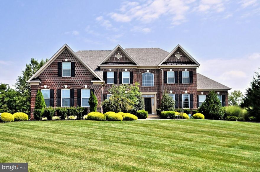 Welcome to our beautiful formal sample home at Highfield Estates.  This brick front colonial is in absolute move in condition & shows better than a model home. You do not want to miss this one! Situated on 3 well maintained  acres in a small community of only 13 homes.  As you pull up to the home you will fall in love with the curb appeal and large front yard.  1st floor boast a  massive 2 story foyer with access to the dining room and living room. Off the living room we have the expanded 5th bedroom/office/study/library/ au pair suite etc. with full bathroom & walk in closet. Lots of fun options here. Beautiful gourmet kitchen with quartz counter tops and 2 Islands, one with a wine fridge! Everything you want is here with upgraded appliances, upgraded lighting, lots and lots of counter space, pantry. Its perfect.  Off the kitchen we have the 2 story family room with gas fireplace and back stair case. This is a very comfortable spot.  Also off the kitchen we have an additional bump out breakfast room over looking the amazing back yard and heated  inground salt water pool. Yes its like an oasis. The pool offers privacy , water fall ,sun deck, out door speakers, stamped concrete patios and so much more. Beyond the pool you still have the huge back yard to enjoy.  Main floor with laundry room and access to the over sized 3 car garage.  2nd floor we have 4 very nice sized bedrooms. Main bedroom with tray ceiling, plenty of closet space and dressing area off of the upgraded full bathroom. Bedrooms 2 and 3 share a full bathroom and the 4th bedroom is right next to the convenient hallway full bath. Another great spot for over night guest. Lets go down to the finished basement with extra wide walk out.  Many fun options here too. We have the media area, fitness area, game room and still lots of storage remaining & you have the plumbing in place to add another full bathroom  Other features you will love:  Upgrade flooring through most of the house, many rooms recently painted ,24KW  Generac generator that runs the entire house and pool, 2 sump pumps, propane heat and HW, propane cooking. What more can I say?? Located in beautiful Hilltown Bucks county close to Tabora Farms, Pennview Farms, Peace Valley Park and Lake Galena. This was Hallmark Homes model home with all of the builders upgrades and now its even better with the current owners upgrades. You will truly be amazed by how well kept this home is. Its just beautiful.  Please check out the HD Matterport virtual tour. Wonderful Opportunity!