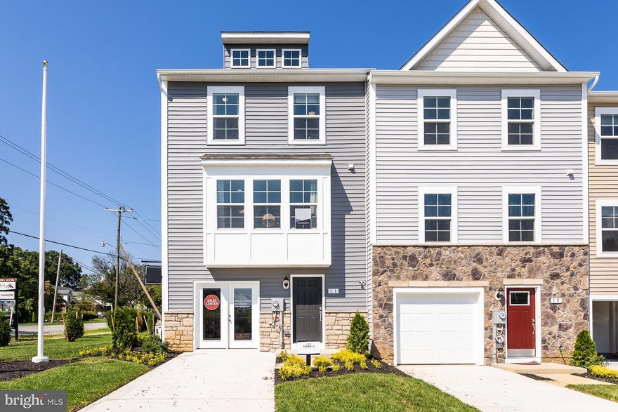 LAST OPPORTUNITY IN TATE MANOR! New Townhomes in Jefferson County with Views of the Blue Ridge Mountains! The York II offers both beautiful and efficient living space! The 1 car garage leads into a comfy rec room and FULL BATH on the entry floor. The first floor includes a modern kitchen with trendy, sought after finishes, and leads into a spacious living room for entertaining. The large 8ft morning room is an excellent way to personalize square footage on all three levels. The second floor is your personal oasis with an owner's suite, walk-in closet, and spa like bathroom with two additional bedrooms located at the front of the home. *Photos may not be of actual home. Photos may be of similar home/floorplan if home is under construction or if this is a base price listing.