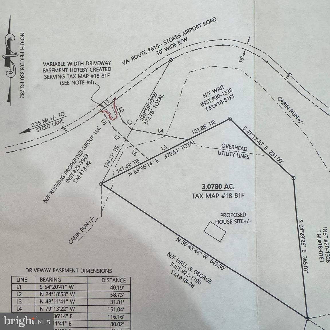 STOKES AIRPORT ROAD 18-81F