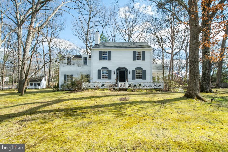 ROBIN HILL    EXCEPTIONAL PROPERTY    CLASSIC SOUTHERN COLONIAL HOME CIRCA 1939  NESTLED  IN THE HEART OF FAIRFAX CITY ON PARK LIKE HEAVILY TREED LOT NEARLY ONE ACRE---PROFESSIONALLY   LANDSCAPED WITH FLOWERING SHRUBS AND PERENNIALS--FRONT FLAGSTONE AND REAR BRICK  PATIOS PLUS SIDE PORCH---RANDOM WIDTH OAK/PINE WOOD FLOORS-PLASTER WALLS AND CEILINGS-CROWN MOLDING AND CHAIR RAIL--LARGE WINDOWS--THREE FIREPLACES