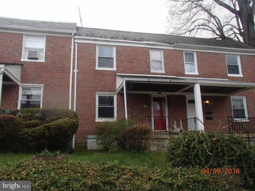 Wonderful chance to own this value priced home. Enjoy nice room sizes, wood floors and a separate dining room. Use the basement for additional living and storage space. The covered front porch and private fenced rear yard are great for warm weather relaxation. Convenient location close to shopping and dining, and just a quick drive to downtown Baltimore!