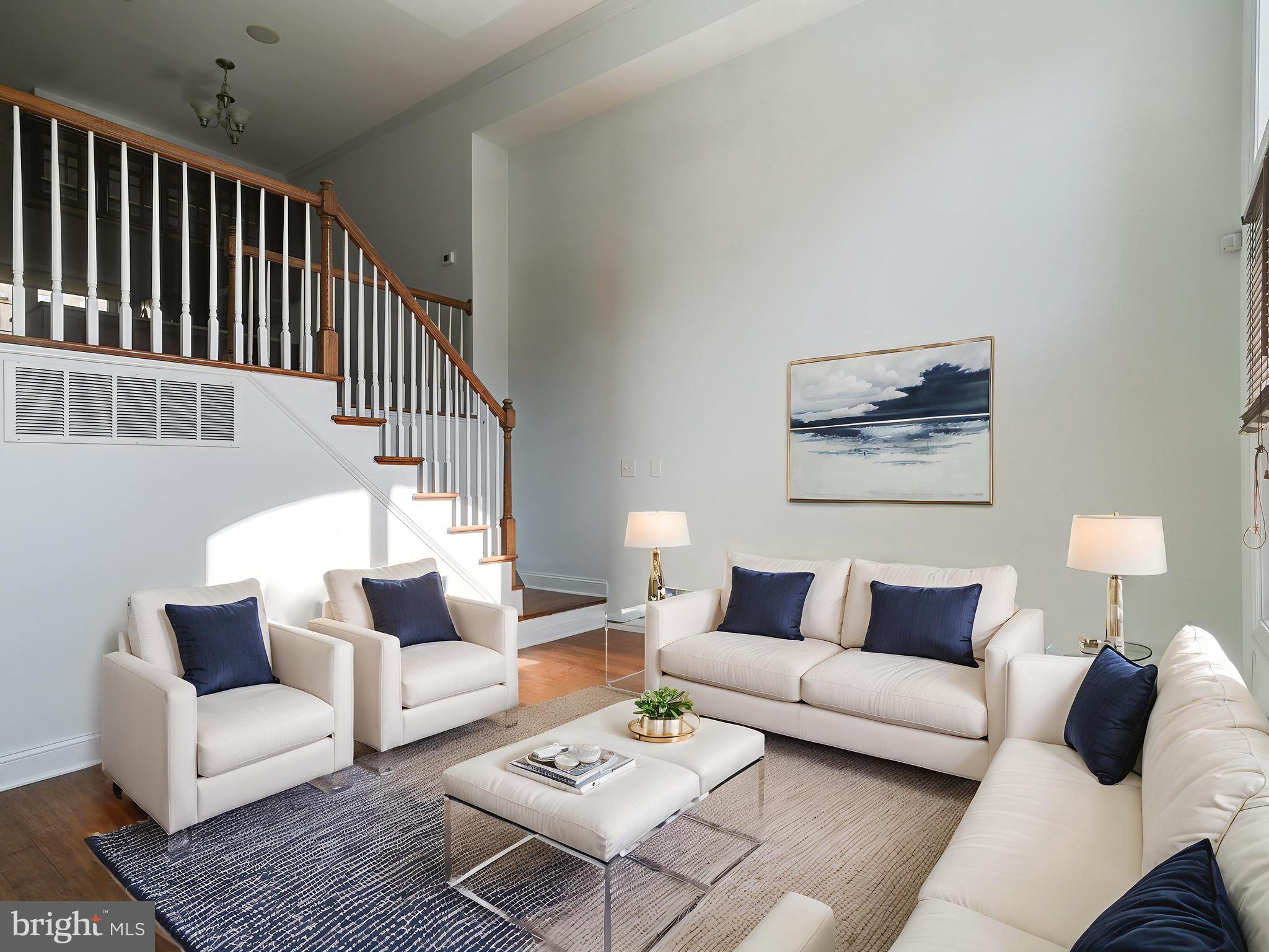 Ask us about our preferred lending program for a rate of 5 percent (5-year ARM)! Welcome to this fantastic prime opportunity, the heart of Northern Liberties within the Liberty Greene community with GARAGE PARKING. This beautifully designed PRDC Properties home is truly unique - modern and stylish. The classical brick frontage combined with garage parking is not to be missed. Enter your home into the living room with 14' high ceilings that bring in an amazing amount of natural light. Continue up a short flight of stairs that flow into the dining room and kitchen that overlooks the living room, creating a natural separation but still keeping the open concept. The balcony off the kitchen is great for grilling and outdoor entertaining. The 2nd floor will offer two very generously sized bedrooms, a full bath, and laundry. The 3rd floor offers a huge owner suite with a spa-like bathroom. Two massive walk-in closets will be ready for everything you have. The balcony off the owner's suite provides stunning city views in every direction. Other significant features include a full finished basement and not to mention the location being steps away from Liberty Lands Park, Liberties Walk, and countless cafes and restaurants. Here's your opportunity to own in the heart of Northern Liberties ! This property is vacant and easy to show. Make your appointment today.