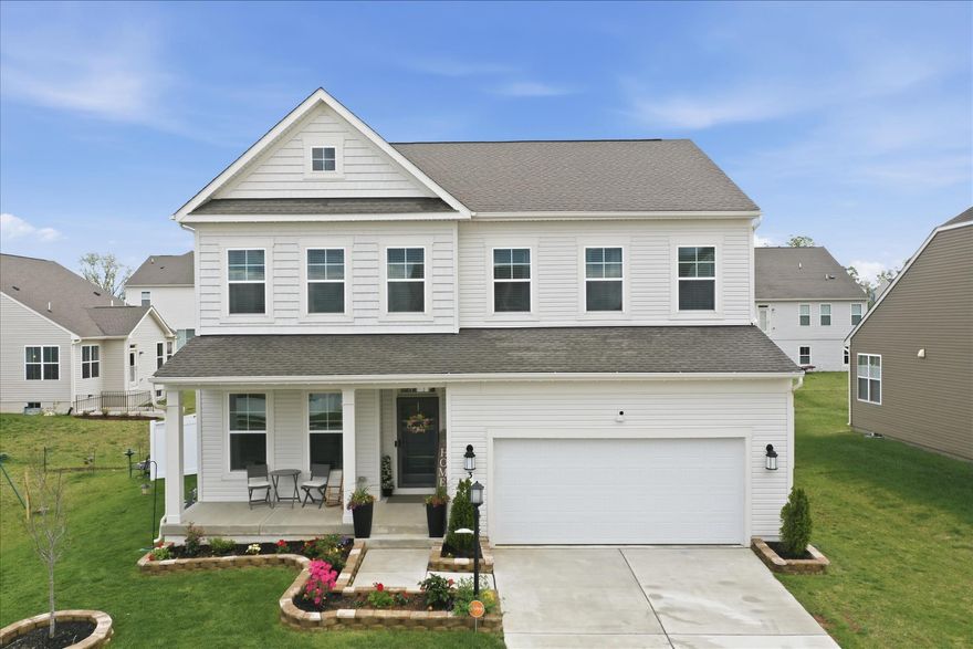 Practically brand new and impeccably maintained, this stunning 2024-built home in Norborne Glebe shows like a model and is loaded with thoughtful upgrades throughout.

Offering over 2,700+ square feet above grade (and over 3,600 total), this beautifully designed home features 5 bedrooms, 3.5 baths, and sits on a premium 0.25-acre lot with a flat, fully usable backyard—perfect for everyday living and entertaining.

From the moment you arrive, the custom front landscaping, charming covered porch, and curb appeal set the tone. Inside, you’ll find a bright, open layout enhanced by farm-style lighting, a custom kitchen backsplash, upgraded fixtures, and designer touches throughout.

The kitchen and living spaces flow seamlessly, while the home is outfitted with 2.5" faux wood blinds, 9’ curtains, ceiling fans with lights (7), and multiple mounted TVs with concealed wiring for a clean, modern look.

Step outside to enjoy a fully fenced backyard featuring a 6-ft vinyl privacy fence with double gate, solar lighting, playground, trampoline, and vinyl steps off the sliding door—creating the perfect outdoor retreat.

Additional upgrades include:
• Smart water softener system
• Reverse osmosis system
• Overhead garage storage (2)
• Upgraded half bath with sink/cabinet combo
• Custom hardware and fixtures in bathrooms and kitchen
• Glass security door

Even the details have been thoughtfully considered, making this home truly move-in ready.

Located in the highly desirable Norborne Glebe community, residents enjoy amenities including an outdoor pool, pickleball courts, and basketball courts.

This home offers the perfect combination of space, upgrades, and modern living—without the wait of new construction.