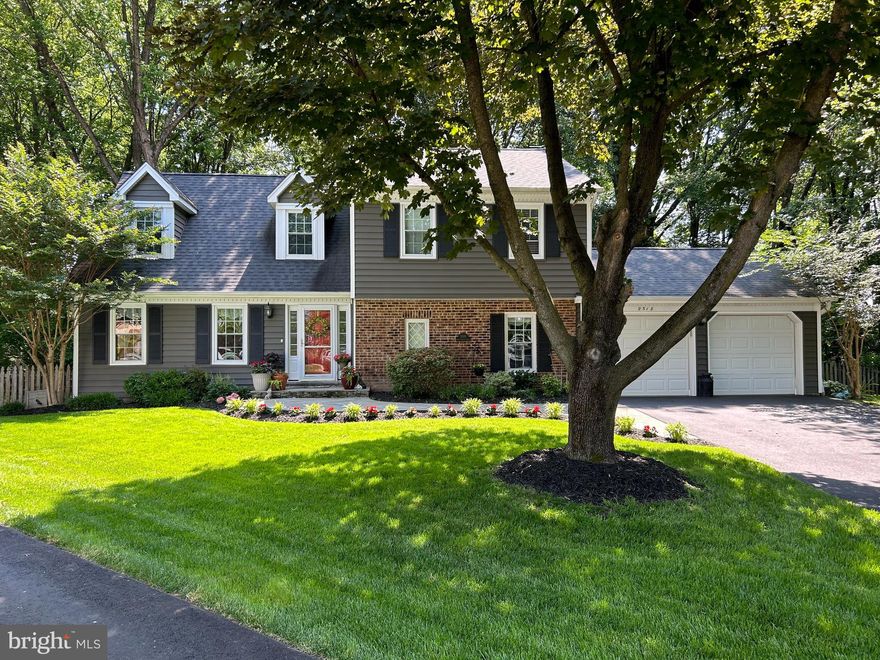 Don't miss this Gorgeous home with so many upgrades on a private Cul-de-sac lot that backs to common area and walking trails in the desirable Queens Gate community of Burke.  You will love this home's curb appeal with the inviting flagstone walkway, 2 car garage, & landscaping. This 3 Bedroom/3 full bath home offers the flexibility of a 4th bedroom on the main level with the full bath or a lower-level bedroom (NTC).  The beautifully Renovated Gourmet Kitchen will stop you in your tracks and is a Chef's Dream.  It offers Granite counters with an abundance of counter space, a stylish backsplash, cherry cabinetry, recessed/under-cabinet/pendant lighting, SS appliances, a 5-burner gas cooktop, double ovens with a convection oven & microwave.  The spacious kitchen opens up to a breakfast area with patio access.  The family room offers a cozy fireplace, recessed lighting, with access to the screened-in porch and a scenic view of the rear yard.  The rear yard has an expansive brick patio, a decorative pond w/ fountain, lighting, speakers & TV mount, ideal for entertaining or just relaxing.  The 6-zone irrigation system will keep your lawn looking great, complete with an outdoor Shed to store your tools & lawn equipment.  The main level includes updated LVP flooring in the family room, built-in speakers, & Brazilian HW flooring in the formal dining room.  The upper level provides generous-sized bedrooms with 2 fully renovated bathrooms.  The Primary Suite is complete with hard wood flooring and an Ensuite bathroom featuring a Frameless Shower and jetted tub to relax after a long day.  All bedrooms are complete with ceiling fans and an Upper-Level Laundry for your convenience.  The lower level provides flexible space for a home office/gym/recreation and/or media room, complemented with recessed lighting.  This truly turnkey home includes not only the renovated Gourmet Kitchen, but also includes:  Updated front & storm door, siding, roof, attic insulation, windows, HVAC, HWH, bathrooms, & slate walkway.  Great location too with easy access to I-95/395/495, Franconia-Springfield Metro, VRE Commuter Train, Park & Ride lots and bus routes.  Enjoy all the nearby Restaurants & Shopping that Burke has to offer.  Zoned for FCPS Lake Braddock school system.  Hurry...just move-in & enjoy!!!