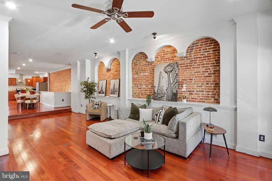 Work Where You Live!  Just walking distance to Johns Hopkins! 
Welcome to this beautifully updated 3-bedroom, 3-bathroom home built in 1890, blending historic charm with modern updates! Featuring exposed brick walls, gleaming hardwood floors, and an open-concept design, this home offers the perfect mix of character and comfort.
Step into a chef’s kitchen with stainless steel appliances, granite countertops, and ample cabinet space ideal for cooking and entertaining.
Each bedroom has its own private bathroom, making it perfect for roommates or anyone seeking both comfort and privacy. The unique two-suite layout adds flexibility, whether for guests, family, or rental potential. The primary suite is a true retreat, boasting soaring ceilings with crown molding, a spacious walk-in closet, and a luxurious jetted bathtub.
Enjoy two outdoor living spaces, including a rooftop deck with breathtaking panoramic views—perfect for relaxing or watching fireworks light up the Baltimore sky!
Recent upgrades provide peace of mind:
New HVAC system (2023)
Roof work completed & certified (March 2024)
New gas lines installed (2024)
The owner has truly put love and care into this home, ensuring it has been beautifully maintained and thoughtfully updated.
Location, Location, Location!
This home is just steps from Johns Hopkins, with easy access to Eager Park, Fells Point, the Inner Harbor, and Mount Vernon all while being surrounded by a vibrant, walkable community.
Don’t miss the opportunity to make this stunning home yours schedule your showing today!