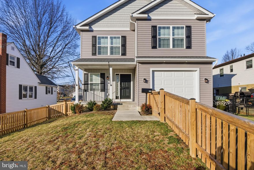 A rare opportunity to own a like-new 2025 build! Offering modern style, an open layout, and impressive new outdoor upgrades. The main level features bright, connected living spaces and a beautiful kitchen with white cabinetry, granite counters, stainless appliances, and a breakfast bar.
Upstairs, the spacious primary suite includes a walk-in closet, dual vanities, a soaking tub, and a separate tiled shower. Three additional bedrooms, a modern full bath, and a conveniently located laundry room complete the upper level. The full unfinished basement—with a rough-in for a future bath—provides the perfect chance to expand your living space.
Outside, the sellers have already invested in the upgrades everyone wants: new fencing in both the front and back yards, plus a new deck and a stunning stamped-concrete patio, creating an ideal setting for relaxing, grilling, or entertaining.
Located in a quiet Linthicum neighborhood just minutes from BWI, major commuter routes, and local employers—with no HOA—this home is move-in ready, turn-key, and truly better than new!