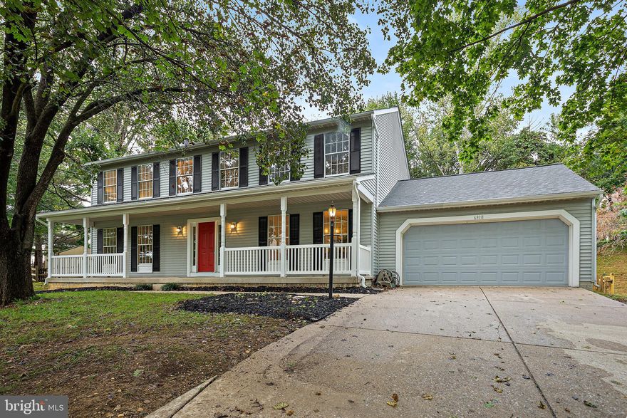 Highest and Best Offers due by 6:30 pm 10.10.22   Welcome Home!  Gorgeous 6 bedroom Colonial with office/den features an open layout, new granite counters, updated fixtures, fresh flooring at main & upper levels, brand new stylish white paint throughout, wood burning fire place, large relaxing front porch, spacious backyard + location, location, location and more!!!  Beautiful wood floors recently re-sanded and finished. Upstairs offers 4 good sized bedrooms including a owners suite with a walk in closet, office and makeup area. Finished basement features full bath and work shop. Stylish custom paint at garage floor.  Updates include architectural roof and hot water heater. Great commuter location with proximity to Rt 95, MD 100, US 29 and 175 which provides easy access to Fort Meade, Baltimore and Washington DC.  Close to Gateway Overlook and all the fantastic amenities of Columbia and Howard County including walking trails, pools and parks! Open House 2-4 pm Sunday!