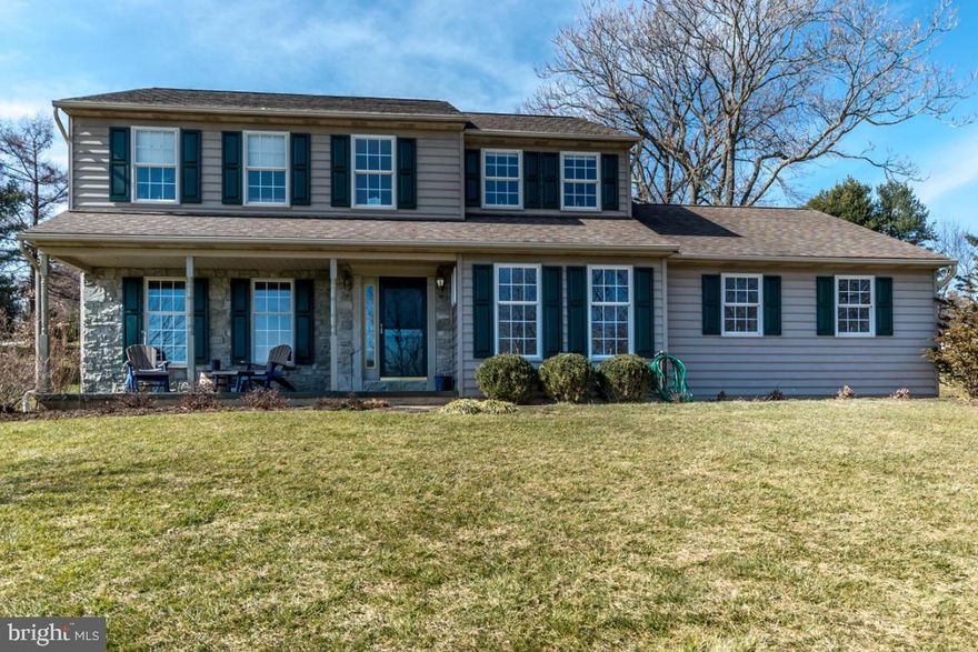Very well maintained 2 story, clean & ready to move into. 5 bedrooms, counting one in lower level with lovely bath. Spacious 1.5 acre lot, sits behind other homes along Scotland Rd.