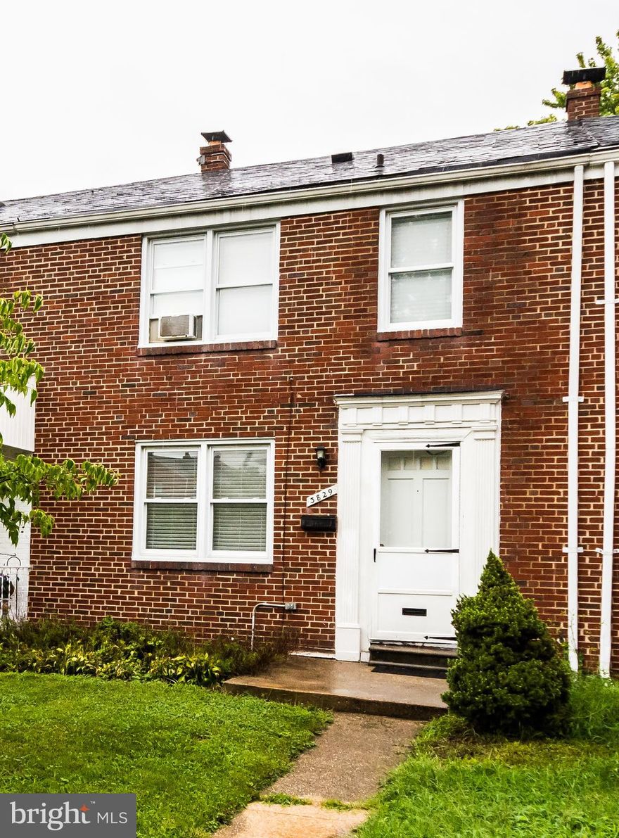 BEING SOLD AS IS BUT IS READY TO BE MOVED IN TODAY.  INCLUDES GORGEOUS REFINISHED HARDWOOD FLOORS ON THE UPPER LEVEL, ORIGINAL CERAMIC TILE BATHROOM PLUS ALL WINDOWS HAVE BEEN REPLACED. MAIN LEVEL INCLUDES CARPET OVER HARDWOOD, NEW GAS RANGE, REPLACEMENT WINDOWS AND DECK OFF OF KITCHEN. LOWER LEVEL WITH REAR ENTRANCE IS UNFINISHED.  INCLUDES LAUNDRY AREA, TOILET AND UPDATED BURNHAM  BOILER. GREAT LOCATION.