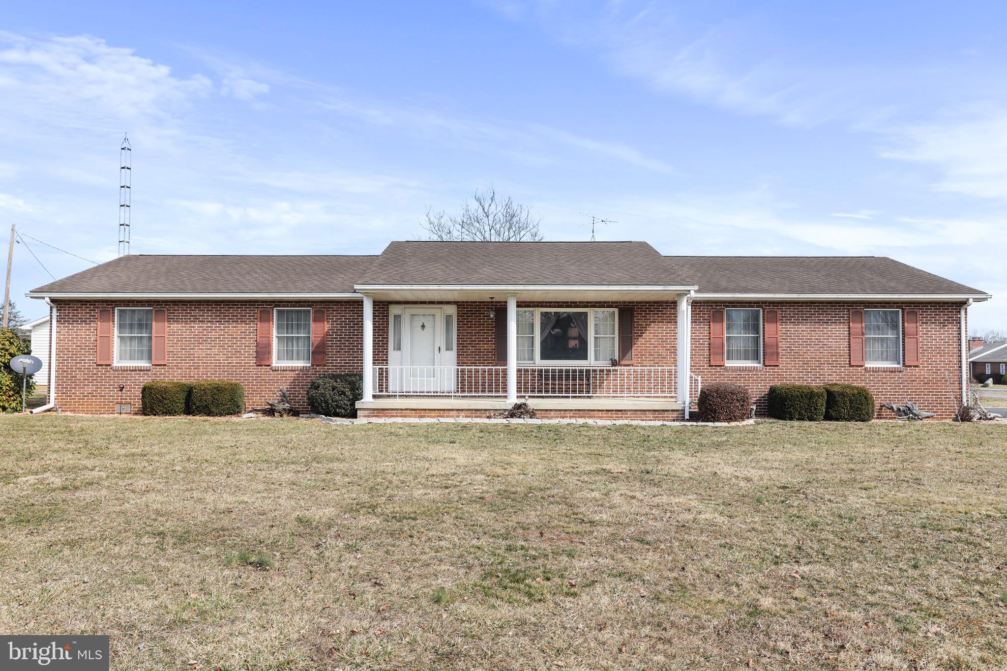 Well maintained rancher on corner lot with sun room addition and deck. It includes an additional detached garage for your hobbies or additional autos. You're home and close to VA line and I-81. Family room features a gas-burning stove for those extra comfy cold nights. It's a great flat lot in a manicured subdivision with state maintained roads. Agent related to owner. Back on the market due to buyer issue...pending final release.