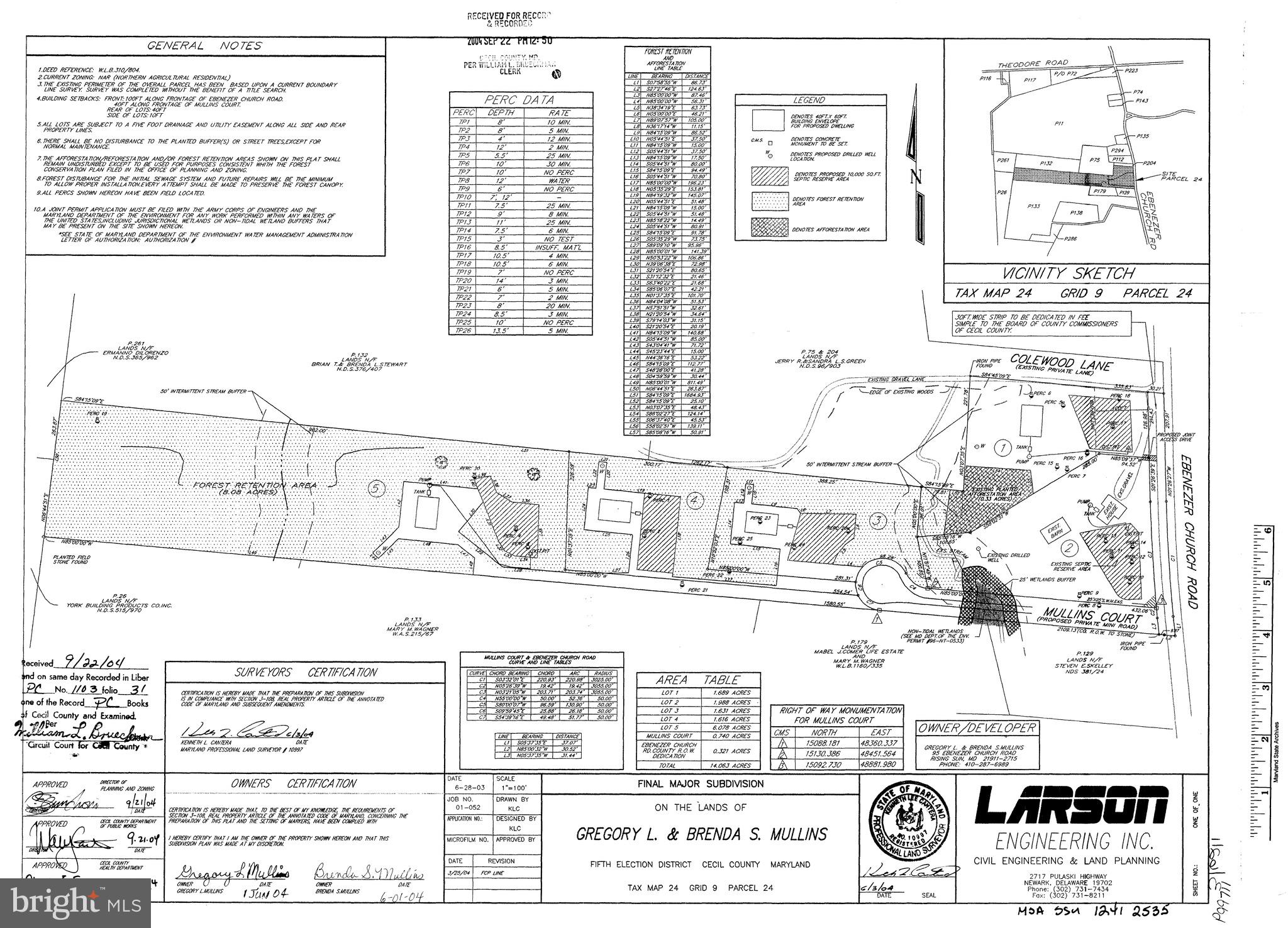 MULLINS COURT - Land
