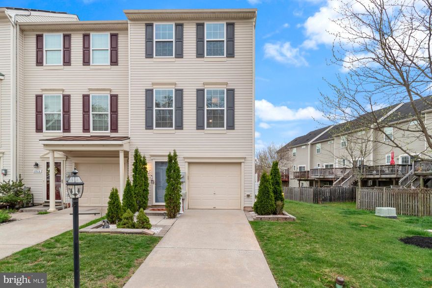 ***OPEN HOUSE HAS BEEN CANCELLED, PROPERTY IS UNDER CONTRACT*** Welcome to the community of Tanyard Springs, where modern, resort style amenities supersede one's expectations. This end unit townhouse is featuring an open style layout, a practical size kitchen with built-in appliances, each bedroom has its' own bathroom. Master bedroom offers a nice size walk-in closet. Deck off the kitchen.  Located on a dead end street with extra parking within walking distance.  Community offers amenities such as pool, splash pad for kids, tennis and basketball courts, 24 hrs gym, about 3 miles of walking and running trails, 4 playgrounds, picnic areas and more. Close to Fort Meade, Coast Guard and NSA.  Conveniently located between Baltimore, Annapolis, and DC.  Property available for a quick settlement, however, a rent back until June 15th is requested.