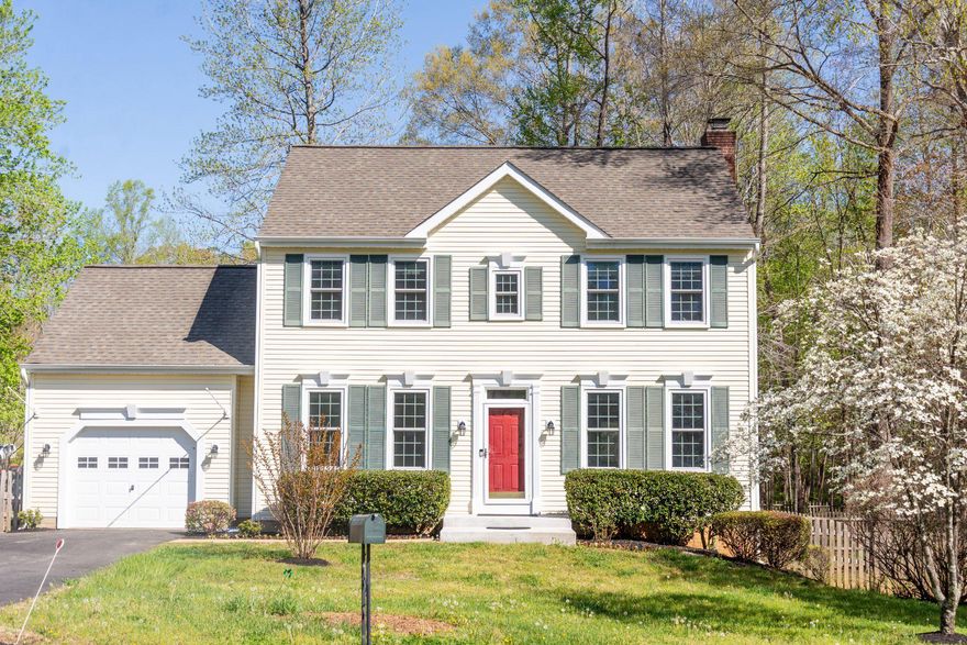 Location, location, location!!! Beautiful, spacious colonial situated right in the heart of the Ferry Farm area in southern Stafford, making it close to almost everything you can possibly imagine, and for such a great price too! Come home after a long day and unwind with everything this wonderful residence has to offer. Whether you're cooking up a delicious meal on any one of the fantastic stainless-steel appliances in the kitchen, kicking back by the cozy fireplace in the family room to perhaps watch a fun TV show, or maybe working on a personal project out in the attached garage there is no shortage of features to love. Plus, with the whole-house generator, you won't have to worry about losing power when you really need it the most. Upstairs, you'll find each of the large, bright bedrooms just ready & waiting for when you really need some of that peace & quiet. Can't forget to point out the absolutely fabulous primary suite too, complete with its own walk-in closet and a full private bath, which sports both a separate shower and a substantial soaking tub as well. We're not done with the inside yet! Heading back downstairs to the basement, not only do you have the massive storage area with loads easy access, built-in shelving, but you also have nearly an entire other floor of fully finished living space too, which is perfect for all sorts of possibilities. There's even a half-bath right there as well, so when you gotta go, you don't have to go far. From the sizeable corner lot (with a fully fenced backyard we might add) to the inviting interior there really is just so much to love about this home, and for the cherry on top you're only a short distance to all manner of shopping, restaurants, and entertainment too so going any which way is truly a breeze. With all this and more, we'd love to have you stop by to take a look for yourself today! Can't wait to see you there!!!