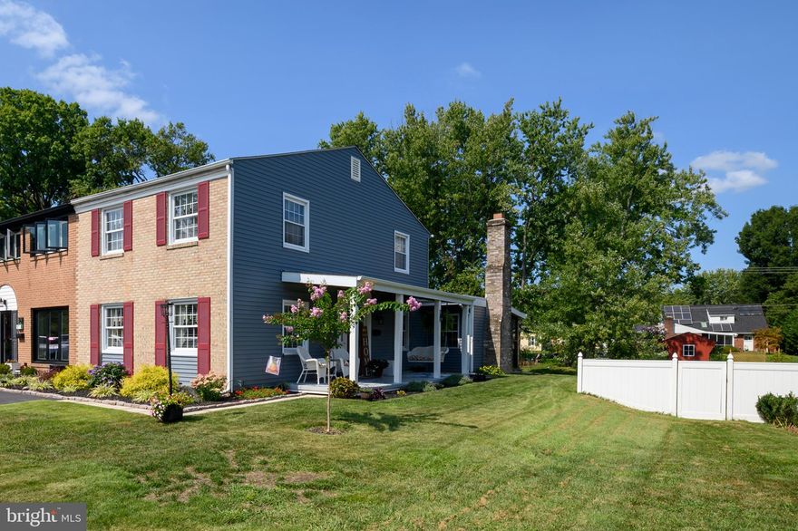 The side porch welcomes you  to this 3-Bed, 2.5-Bath end-unit townhome .  Step into this beautiful & well maintained home, where every detail has been thoughtfully considered.  Main level living room has plenty of space to relax or entertain.  Separate laundry room with built-in shelves adds a touch of practicality.  French doors off of the Kitchen and Dining Room lead to the den with cozy fireplace  PLUS a screened-in porch where you can enjoy your morning coffee.  Upstairs you'll find three bedrooms and 2 full baths.  The primary boasts its own bathroom with walk-in shower, while a full hall bath with a tub serves the other 2 bedrooms.  This home is truly move-in ready - you won't need to lift a finger.  Just hang your pictures and settle in.  Don't miss the chance to make this your new home!