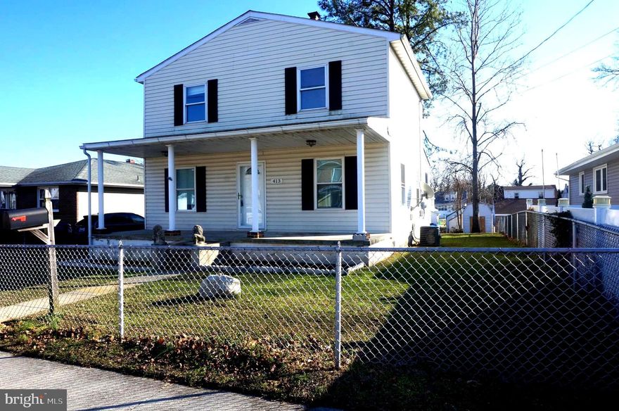 BUY FOR ONLY $2550 OUT OF POCKET- $2010/MONTH!! ** VERY DESIRABLE ESSEX LOCATION - MOVE RIGHT INTO THIS SPACIOUS 4BR 1 & 1/2 BATH - CONVENIENT MAIN LEVEL BEDROOM OR HOME OFFICE!! FULL BATH AND LAUNDRY-ON FIRST LEVEL ALSO- FORGET THE STEPS!! 2ND LEVEL OFFERS HUGE SUPER SIZED MASTER BEDROOM 10W x 17L WITH PLENTY OF CLOSET SPACE.  3 NICE SIZED BEDROOMS ON  2ND LEVEL ALSO. VERY ATTRACTIVE MODERN KITCHEN CABINETS WITH LAZY SUSAN SHELVING.  STAINLESS STEEL APPLIANCES INCLUDE BUILT IN MICROWAVE /DISHWASHER/AND REFRIGERATOR. LARGE SEPARATE MAIN LEVEL LAUNDRY ROOM WITH WASHER AND DRYER.  HUGE FENCED BACK AND FRONT YARD WITH OFF STREET DIRT DRIVEWAY. LARGE SHED FOR EXTRA STORAGE. FIRE PIT FOR THOSE CHILLY NIGHT PARTIES. ADDITIONAL STORAGE AVAILABLE IN 616 SQ FT LOWER UNFINISHED BASEMENT AREA. ESSEX AREA LOCATION OFFERS CLOSE PROXIMITY TO 695 - 95- 5 MINUTES AWAY IS COX'S POINT COUNTY PARK WITH BOAT RAMP AND MARINA. MIDDLESEX SHOPPING CENTER/ EASTPOINT MALL-FRANKLIN SQUARE AND BAYVIEW HOSPITALS. * 30 YR TERM- APR 6.224% SOME LENDER RESTRICTIONS APPLY - CALL /TEXT/EMAIL LISTING AGENT FOR MORE INFO.