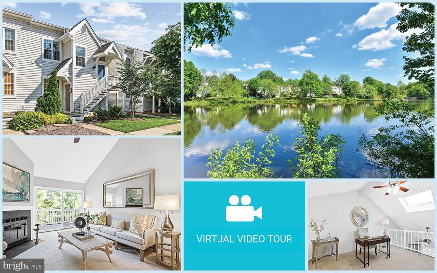 MULTIPLE OFFERS! SOLD $10K ABOVE LIST! Beautiful, RARE WATERFRONT 2 bedroom, 2 bath unit with LOFT – one of the largest in the community! Located in picturesque LAKESIDE community with pool, dog park, tennis court, playgrounds and waterside trails, this home features an open and spacious floor plan with abundant updated windows and high ceiling. Eat-in kitchen with corian countertops, abundant white cabinetry, stainless steel appliances, breakfast bar and pass-through to dining area/living room - perfect for entertaining! Sun filled living room with corner wood-burning fireplace, soaring ceiling with new skylight and sliding door access to a balcony. Elegant dining area with chandelier.  Amazing LOFT with ceiling fan and storage space - ideal space for home office. Spacious primary bedroom with vaulted ceiling, walk-in closet and access to balcony. Updated en-suite bath with separate vanity area. Large balcony with additional storage and LAKE views! Windows 2012.  Front door and storm door 2012. HVAC 2017. New hot water heater 2020. Washer and dryer 2012/2014. One assigned parking space and plenty of visitor spaces. Perfect location inside the beltway approx. 1 mile to shopping and dining at vibrant Mosaic District, Dunn Loring Metro, about 4 miles to Tysons Corner. Commuter's dream - close to I-495, Rt. 29, Rt. 50 and I-66! Walking distance to 2941 Restaurant, Northrop Grumman and Defense Health Agency Headquarters. Don't miss your chance to live in this lovely community with gorgeous lake, trails, pool, playgrounds and tennis court!