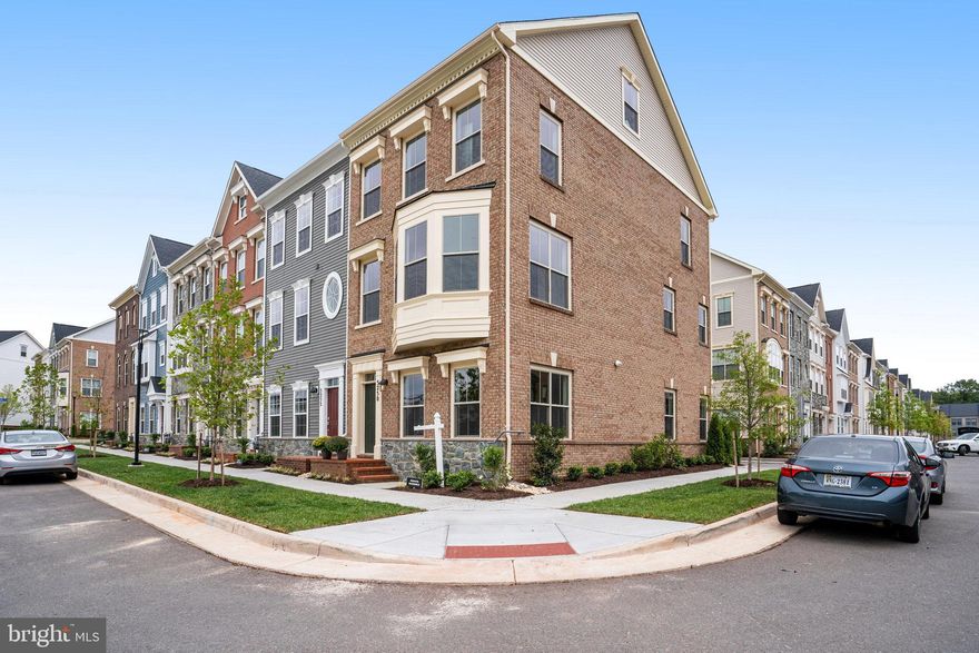 Welcome home to a bright and inviting end unit that overlooks the playground and pond in the Retreat at Westfields off of Conference Center Drive.  Bright 4 bedroom, 4.5 bath, 4 level end unit townhome with a 2-car garage, Garage Outlet ready for your EV charger, extra parking, 9-foot-high ceilings, wood floors throughout, extra windows on the side plus 2 skylights in 4th bedroom, overlooking common space/open area, the pond, the kids play area and the barbeque pit with the wooded trails outside your front door.  The main level has a totally open floor plan, 3 bedrooms, and 2 full baths on the 3rd level, and then on the 4th level, there is the 4th bedroom with a full bath in the loft with 2 skylights.  This lovely home with about 2,400 s.f. includes large windows with new blinds and shades included.  Available immediately.  Lawn service is included in the rent.  No smoking.  Pets on a case-by-case basis with pet rent and deposit.