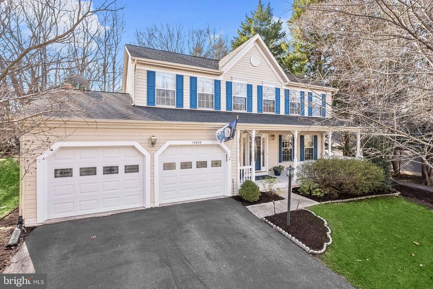 Welcome to this charming colonial home meticulously maintained by its original owners. Over the years, numerous updates and renovations have elevated its allure, including a kitchen and primary bath renovation, a new deck, a finished lower level, and replaced HVAC and water heater. Nestled against a backdrop of mature wooded serenity, the property borders a community walking/bike path. Inside, the formal living and dining rooms exude sophistication with crown molding accents. The renovated kitchen boasts soft-close cabinets, stainless steel appliances, quartz counters, and a tiled backsplash, flowing seamlessly into a cozy breakfast room. The adjacent family room beckons with an atrium door leading to a composite deck, overlooking the lush backyard. A brick surround wood-burning fireplace adds warmth and is currently equipped with electric logs for convenience. Ascend the staircase with wrought iron railings to discover a spacious primary bedroom with a walk-in closet and a renovated en-suite bath featuring a double vanity, jetted soaking tub, and a frameless glass-enclosed shower. An adjoining room provides flexibility for a den, study, or nursery. Two more bedrooms and a full bath with laundry room complete the upper level. The lower level is a haven of entertainment, offering a recreation room with a wet bar and mini fridge, a game room with a pool table, and an additional full bath. Two storage rooms and walkout stairs to the backyard complete the interior. Enjoy outdoor living on the composite deck with a pergola overlooking the backyard and on the covered front porch with vinyl railings. This home also grants access to a host of community amenities, including a clubhouse, pool, tennis courts, a serene lake with a playground, and a network of walking/biking paths. Embrace the lifestyle that awaits in this beautiful colonial residence. Property Updates ( 2018-2024): Sump pump, range and microwave, washer and dryer, and garbage disposal. HOA amount and frequency are to be confirmed.