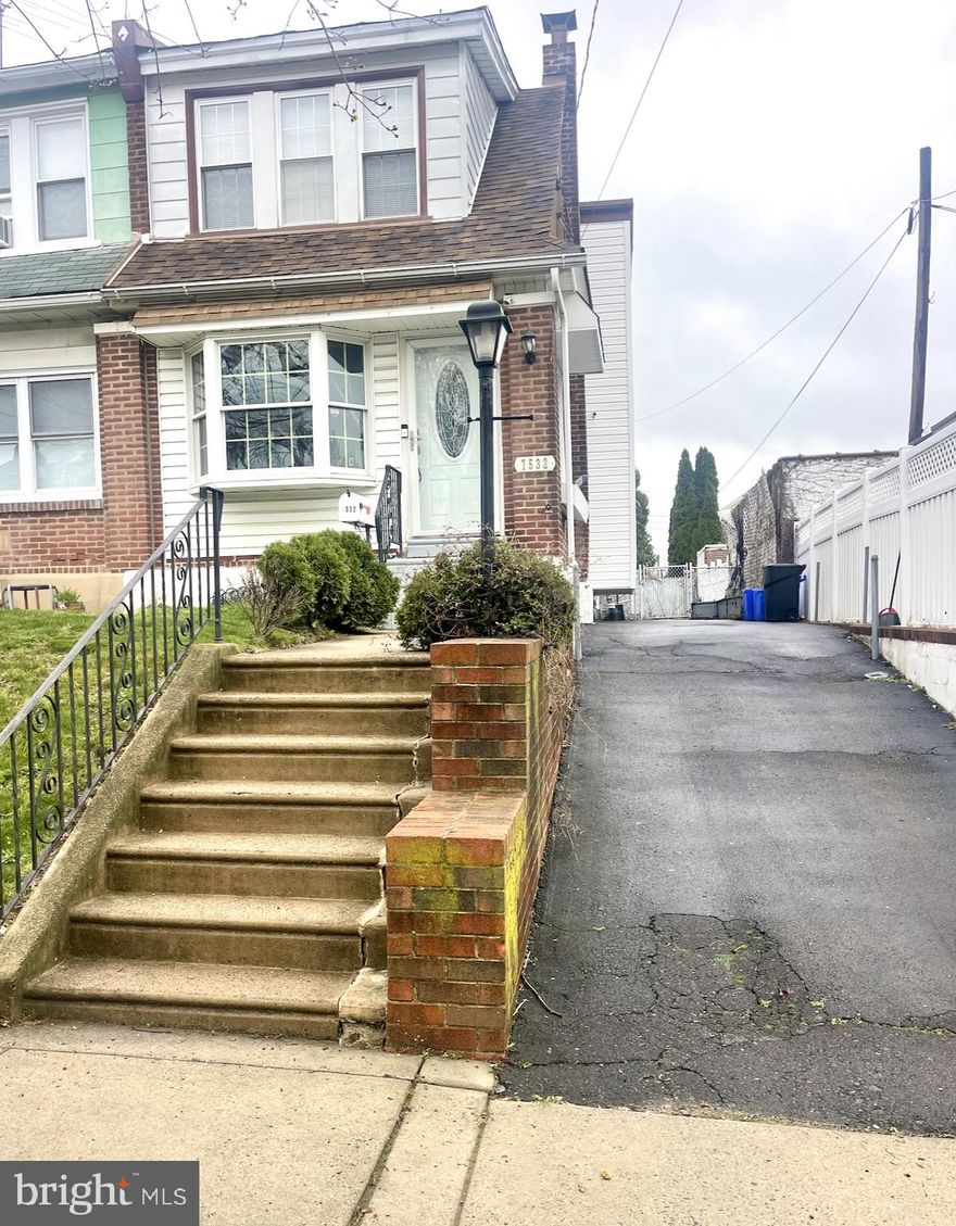 🏡 Don’t miss this well-maintained 3-bedroom, 2-bath twin nestled in Northeast Philadelphia.
Step inside to discover beautiful parquet floors flowing through the bright and spacious living room and open dining area, all highlighted by classic wood molding that adds just the right touch of character.
Upstairs, you’ll find three generously sized bedrooms and an updated 3-piece bathroom with modern finishes. Throughout the second floor, durable wood-style vinyl flooring adds both style and easy maintenance.
The kitchen offers ceramic tile floors, newer appliances, and a convenient pantry area that leads to the large, fenced-in backyard — complete with a covered cement patio and storage shed for all your outdoor needs. All rooms plus the hall have ceiling fans
The finished basement brings even more living space, featuring a full bathroom, laundry area, ample storage, and a large bonus room — perfect for a 4th bedroom, home office, or rec room. Plus, Bilco doors provide direct access to the fenced in backyard.
One of the biggest perks - Driveway parking for up to 3 cars!
This fantastic home won’t last long — stay tuned for additional photos and showing information.
 * FYI — SELLER HAS NON-VENOMOUS LIZARDS THAT WILL BE IN THE BASEMENT IN CAGES
* Showings available Sunday & Monday (all day) — Tue, Wed, Thurs, Fri, Sat from
   5:30pm - 7:30pm.
* All  Showings need a one hour lead time.