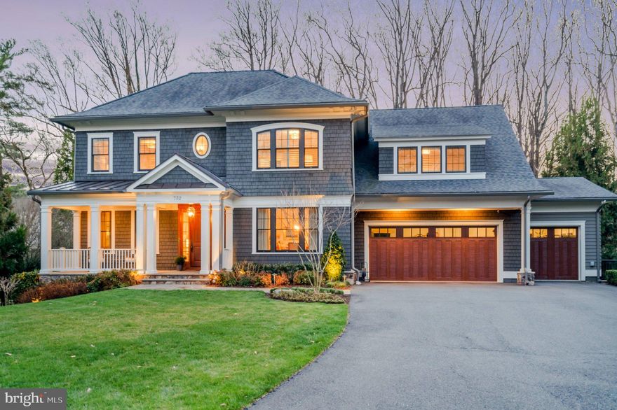 Never listed before! Designer showcase home-Exceptional luxury home in McLean offering 6 bedrooms (optional 7th) and 5 full baths on nearly 1acre lot surrounded by mature trees. Designed by GTM Architects, this home showcases timeless architecture with a stone and cedar shingle exterior, flagstone front walk and porch, and a custom mahogany front door. A three-car garage and spacious driveway provide ample parking.
The main level features 9-foot ceilings, rich oak hardwood flooring, extensive crown molding, and elegant lighting throughout. A welcoming foyer with full-height paneling opens to formal living spaces including a dining room with paneled walls and a butler’s pantry with custom cabinetry, wine chiller, and hammered nickel sink. The family room offers a coffered ceiling, stone fireplace, and French doors leading to a screened porch and rear deck, creating seamless indoor-outdoor living.
The gourmet kitchen is equipped with Calacatta quartzite countertops, custom cabinetry, a large island with seating, and high-end appliances including Thermador refrigerator and freezer columns, a 48-inch gas range, and Miele steam and microwave ovens. A butler’s pantry connecting the formal dining and kitchen is exceptional for entertaining.
The spacious primary suite features hardwood flooring, tray ceiling, custom walk-in closets, and a spa-like bath with heated floors, soaking tub, and marble shower. Secondary bedrooms offer walk-in closets and well-appointed en-suite baths with quality finishes and fixtures.
The fully finished walk-out lower level is flooded with natural light, includes a recreation room with fireplace, billiards room, bar with appliances, 2 additional bedrooms and full bath and/or exercise room, and flexible space for office or storage.
Additional highlights include a screened porch, rear deck with gas hook-up, mudroom with built-ins, dual-zone HVAC, Nest thermostats, high-efficiency systems, 400 AMP electrical service, security system, and Pella windows and doors.
A rare opportunity to own a thoughtfully designed home with exceptional finishes in a prime McLean location. Public water, public sewer, natural gas. Langley High School, Cooper Middle School and Churchill Road Elementary. No Open Houses-Showings by appointment only.