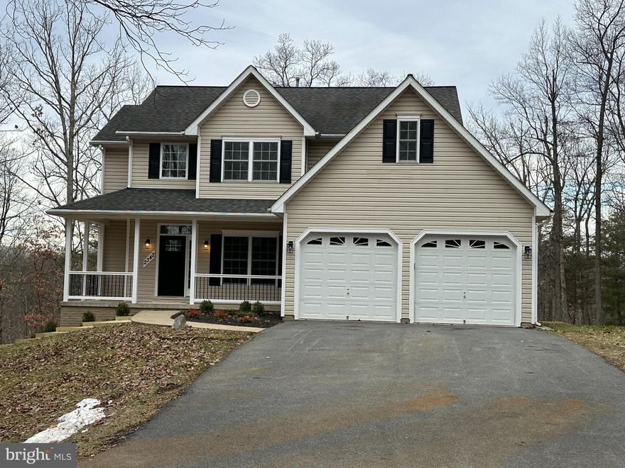 Awesome newly updated/Remodeled home on almost 5 wooded unrestricted acres (no through traffic on private lane off desirable Double Church Rd), with Stephens Run Creek through property (access to creek with picnic/camping area on creek). Easy access to both I66 and I81 and Stephens City for your commute. Basement finished with full bath, possible 5th bedroom and large rec. room. See new owners walk in custom shower! Too many new upgrades/updates to list. Must come see this like new home! Customer owned propane tank.