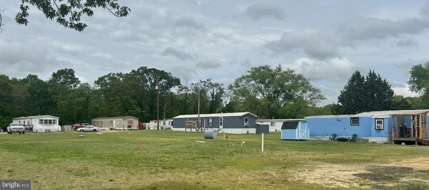 Great Investment opportunity! Here is your chance to own your own Mobile Home Park which includes 1 Single Family Home  3 Bedrooms ,1 Bath you can reside in OR rent the home out also. Park currently has 10 Trailers that pay Lot Rent. 1 Trailer & 1  Single family Home owned by Park Owner. Total of 12 existing units all on their own Septic's and 1 Well House. (Single family home has Public Water) Park has room for 9 extra lots. (currently vacant) 
Located within minutes to Downtown Federalsburg which includes Restaurants, shopping and Parks. 1 hour to Bay Bridge,  and less than 1 hour to Delaware and Maryland Beaches! 
Buyer to verify all  information with County in regards to current conditions and further expansion. Call for more details.
