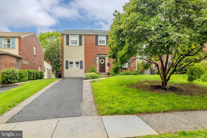 Welcome to 1603 Melrose Avenue, a beautifully maintained and thoughtfully updated and spacious 3+bedroom, 2 full bathroom single-family home in one of Havertown’s most sought-after neighborhoods. This classic brick colonial offers the perfect blend of timeless charm, modern amenities and a spacious layout!  Pull into the private drive and head on in! Step inside to find a warm and inviting living room that greets you with space for larger furniture. The sunlit den on the back of the home is an incredible feature with its many windows, brick accent wall and open-concept kitchen and dining area, ideal for entertaining, making these spaces flow nicely together.  The kitchen has sleek shaker cabinets including some glass fronts, granite countertops, stainless steel appliances, recessed lighting and a peninsula. The other bonus room on the 1st floor can be used as a 4th bedroom if needed, an office or playroom.  There is a 2nd full bath in this space as well.  The partially finished basement adds valuable living space, perfect for a playroom, home office, or media room.  An extremely versatile floor plan with multiple bonus spaces!  Upstairs you’ll find 3 bedrooms, a clean and crisp hall bath and gleaming oak hardwood floors.  Outside, enjoy the spacious and level backyard that is fully fenced with black aluminum, a paver patio and pergola, an ideal spot for relaxing, dining al fresco, or hosting summer gatherings. The landscaping around the home is well established and beautiful.  Set on a quiet, tree-lined street, this home offers both versatility in its floor plan and location. You’re just minutes from local parks, top-rated schools, shopping, and dining, with easy access to major routes for commuting.  Don’t miss the opportunity to own an extremely loved and cared for home in the heart of Havertown!