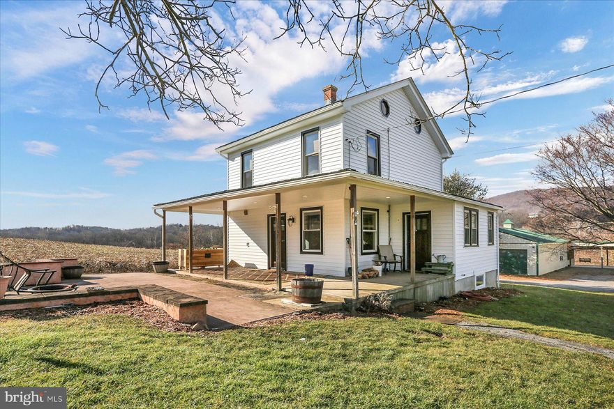 Don't miss this unique opportunity! This stunning 21.06-acre property, nestled along the Juniata River with breathtaking views of the Appalachian Mountains, features a fully renovated event barn complete with a commercial kitchen and bar, a charming turnkey farmhouse, and a rare distillery liquor license. This picturesque estate offers endless possibilities, currently operating as a thriving event venue. Imagine a spacious, climate-controlled reception hall embellished with rustic touches, providing a comfortable and stylish setting for events. Explore outdoor options with ample seating and stunning views. Whether you dream of an intimate gathering or a grand celebration, the venue can accommodate various guest sizes. The adjacent farmhouse presents opportunities for a bed-and-breakfast, a bridal or groom suite for the wedding party, or on-site accommodations for a friends-filled weekend. Capture unforgettable photo moments at this must-have location for special occasions.