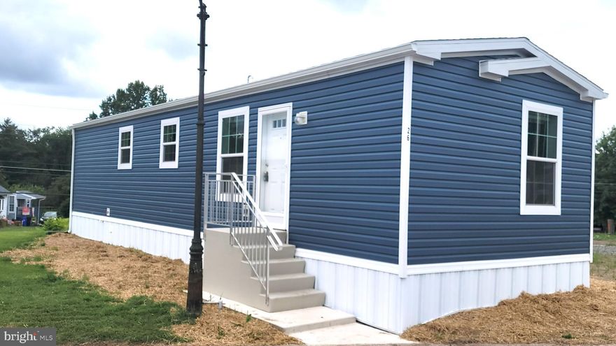 Brand new 48-foot x 16 foot manufactured home is a 2025 model. . The uncommon 16 foot width makes for a wider and more spacious feeling home . The home comes with a 1 year manufacturer warranty and an additional 6 year limited warranty. This home has 2x6 construction for low heating costs. All the windows have blinds and window treatments. Beautiful kitchen with cabinets extending to the ceiling. The home comes with crown molding, recessed lighting and stainless steel Whirlpool appliances. The heating is propane and the windows are energy efficient. Valley View Community's monthly rent is $561 and includes sewer and trash. Great price on a new home and low monthly expenses. Room sizes are approximate and are rounded to closest whole number.