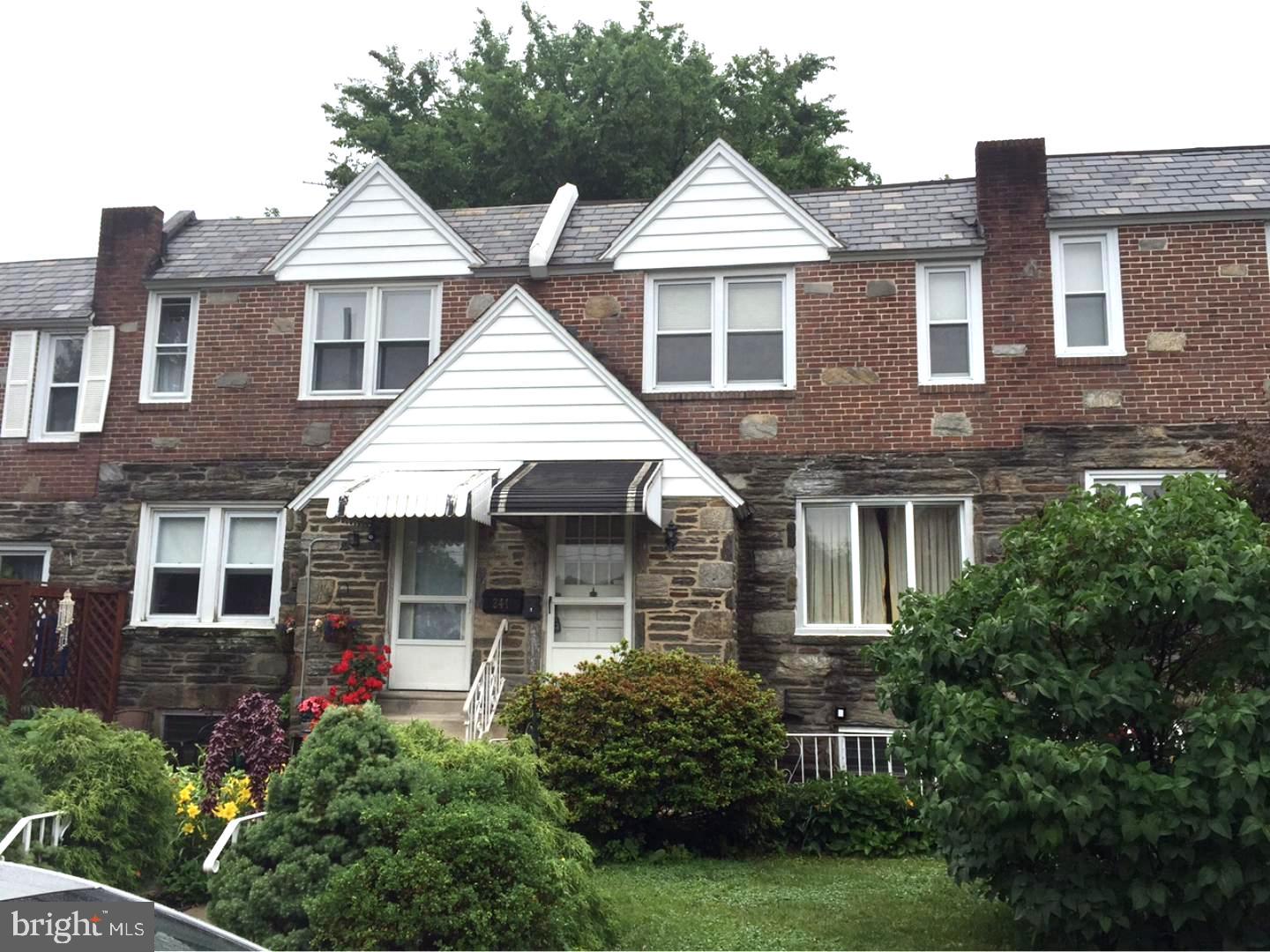 Available August 15th! Sorry, but we are not approved for Delaware Valley Housing Vouchers (Section 8). Gorgeous row home in a fabulous location, partially finished basement and driveway plus attached one car garage. This row home is surprisingly spacious and close to transportation and shopping. Easy access to Route 1, and Interstate 76 and 476. Less than 30 minutes to Center City, Philadelphia Airport, and King of Prussia. First Floor: open front patio, tiled entry with coat closet, living room, dining room, gorgeous kitchen. Upstairs find a fabulous floor to ceiling tile bathroom and 3 bedrooms. #1 and #2 are a good size #3 is a little smaller but perfect for an office or nursery. In the lower level find a partially finished area, Laundry room, utilities, storage and outside exit to one car garage and off street parking area. These homes rent very quickly! Owner is pet friendly with an additional deposit. Minimum of one year lease required but prefer multiple year lease. NO SMOKERS! First/last/security required upon move in. Credit score of 650+ and monthly income of at least 3X monthly rent are both required. Owner is a licensed real estate agent.