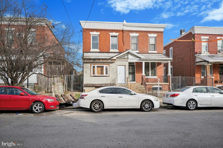 Welcome to 1307 N 54th Street, a spacious 1,800 sq. ft. twin home in one of Philadelphia’s rapidly developing neighborhoods. This property is a true blank canvas, fully gutted and ready for you to bring your vision to life. Whether you’re an investor seeking your next high-yield buy-and-hold or a seasoned renovator targeting a strong fix-and-flip, this opportunity offers significant upside. The home has already been framed throughout, with plumbing and electrical rough-ins completed—allowing you to move straight into mechanicals and finishing work. The generous floor plan includes 4 bedrooms and 1.5 baths, along with a convenient first-floor laundry area, providing a functional layout ideal for today’s buyers and renters. An enclosed front porch offers additional versatility—finish it as a welcoming mudroom, a cozy sitting area, or a bright sunroom extension to expand your living space. In the rear, a nice-sized backyard provides excellent potential for outdoor entertaining, gardening, or future landscaping upgrades to increase value. The full basement features high ceilings, making it easy to finish for added living space, a recreation room, gym, or storage. Supporting an ARV of $325K+, this project is primed for a strong return. Situated in a prime West Philadelphia location near public transportation, local amenities, shopping corridors, and parks, the demand in this area continues to grow. This is an outstanding opportunity to complete a modern, income-producing home or polished resale product in a neighborhood on the rise. Don't miss your chance to add a high-potential, renovation-ready property to your portfolio.