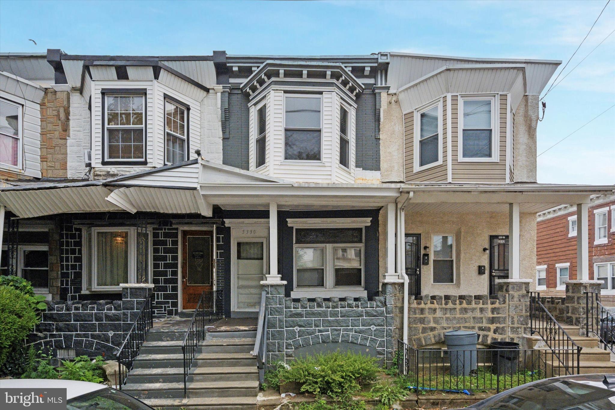 **UNLEASH THE POTENTIAL OF THIS 1,528 SQ FT 4 BEDROOM, 1 BATH HOME**Are you ready for the next addition to your rental portfolio or in need of a fix and flip? This home is clean, easily showable and ready for work and upgrades. You have a classic Philly stone front porch, large living/dining area, big kitchen, ornate decorative fireplaces, 4 true bedrooms and a good sized bathroom to work with. The yard has a wooden patio that steps down and a basement that is expansive. A good deal of potential awaits your expertise. This property is being sold as-is. Schedule your showing today or call for a private tour. All offers will be presented.
