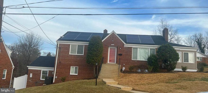 Beautifully updated and exceptionally spacious single-family detached home designed for both comfort and long-term cost savings. This well-maintained residence features four generously sized bedrooms, a versatile den, two fully renovated bathrooms, and a bright sunroom—offering ample space for everyday living and entertaining.

This home stands out with **solar panels fully included in the purchase price at no additional cost**, providing immediate energy savings and reduced monthly utility expenses. Combined with upgraded insulation, a newer high-efficiency HVAC system (heating and A/C), and an instant hot water heater, this property delivers outstanding energy efficiency and long-term financial benefits.

The main level showcases a large eat-in kitchen with refinished hardwood floors and custom wood cabinetry, flowing seamlessly into a sun-filled, inviting sunroom. Both bathrooms have been tastefully renovated, and the entire home has been freshly painted, creating a clean, move-in-ready feel.

Recent upgrades also include a new roof and new appliances, minimizing maintenance concerns for years to come. Washer and dryer combo units are conveniently located on both levels for added practicality.

The fully finished basement offers new vinyl flooring, a convenient kitchenette, and an additional library/den—perfect for a home office, guest space, or flexible living area.

Exterior features include a large, level backyard, a rear patio ideal for outdoor enjoyment, and a new white vinyl privacy fence. The property also includes an attached garage with an automatic opener, an additional sliding garage door, and a Tesla charging connector—perfect for electric vehicle owners looking to maximize energy efficiency.

The oversized driveway accommodates up to six vehicles, ideal for contractors, business owners, or anyone needing additional parking for work vehicles or equipment.

This property offers a rare combination of **modern upgrades, reduced operating costs, and energy-efficient features**—an exceptional opportunity for buyers seeking both value and long-term savings.